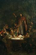 Carel fabritius The Raising of Lazarus oil painting artist